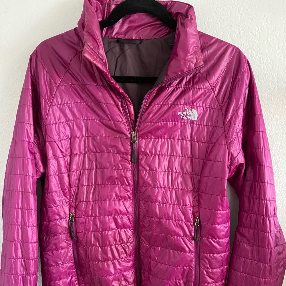 The Northface purple Quilted Jacket